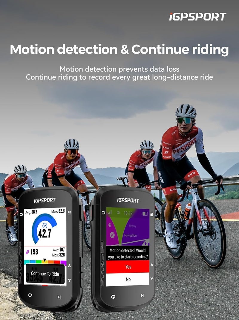 Igpsport BSC200S GPS Bike Computer, Wireless Route Navigation 2.4'' Screen Bluetooth ANT+ Cycle Computer IPX7 Waterproof - Image 3